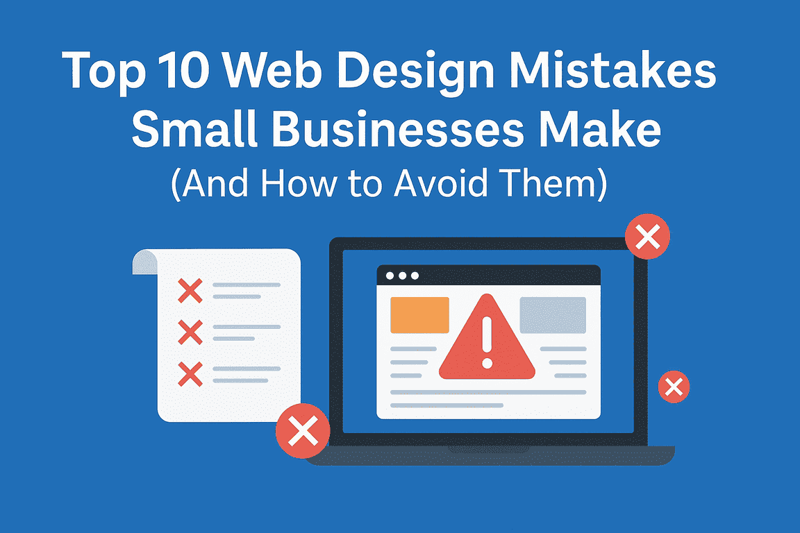 Top 10 Web Design Mistakes Small Businesses Make (And How to Avoid Them)