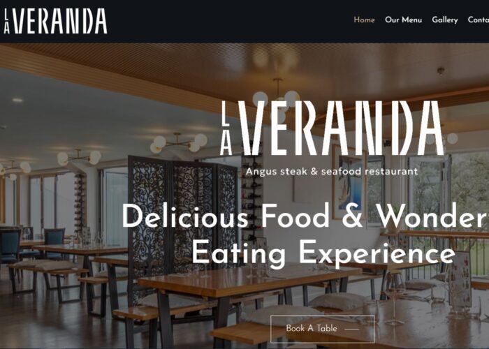 Auckland restaurant website