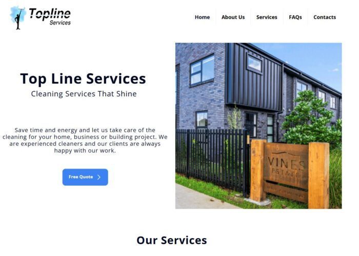 Website example for Kiwi Web Design