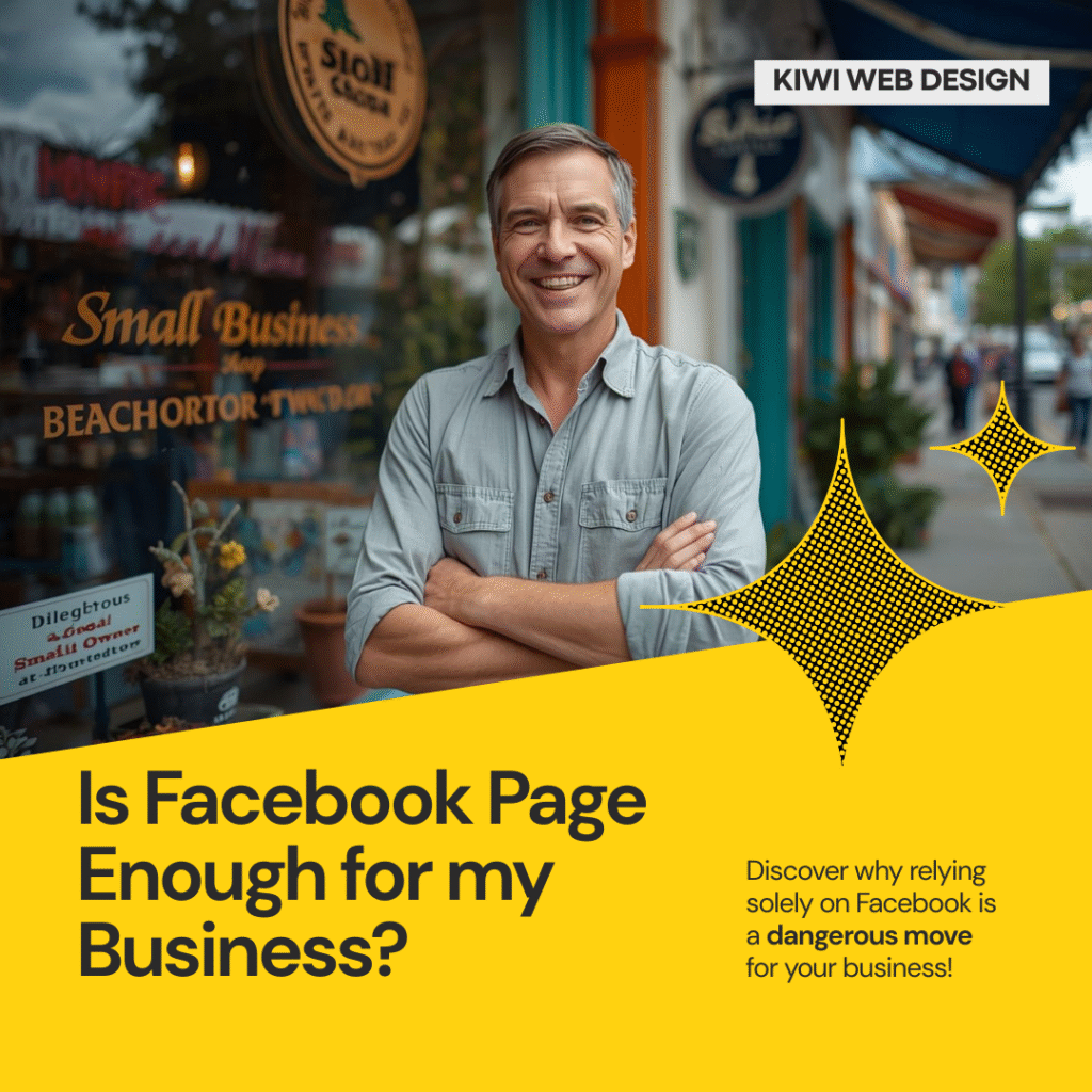 Small business owner in Auckland reviewing affordable web design options