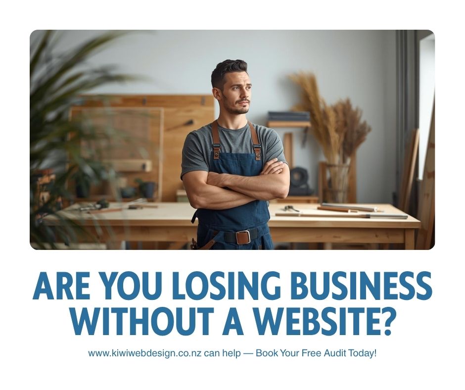 Auckland small business owner realising the importance of having a website for their business